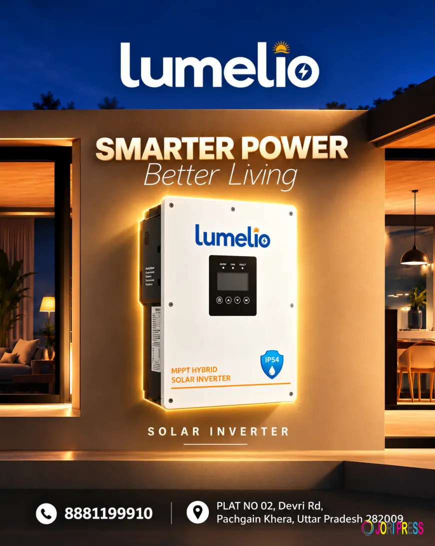 Lumelio Renewable Power Systems Highlights the Benefits of the Best Solar Inverter with Lithium Battery Support