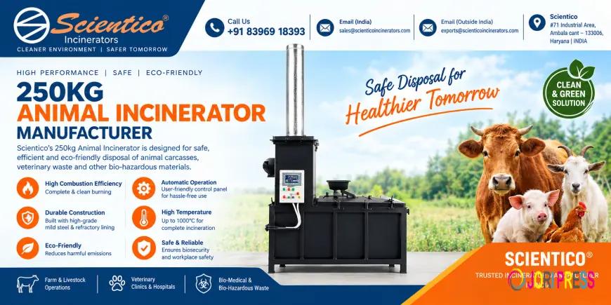 Animal Body Incinerator Machine: Reliable Solutions for Safe Animal Waste Disposal