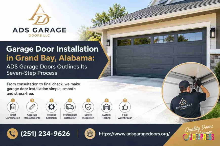 Garage Door Installation in Grand Bay, Alabama: ADS Garage Doors Outlines Its Seven-Step Process