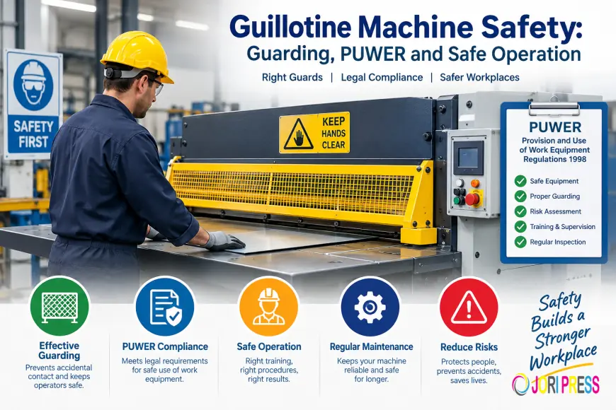 Guillotine Machine Safety: Guarding, PUWER and Safe Operation