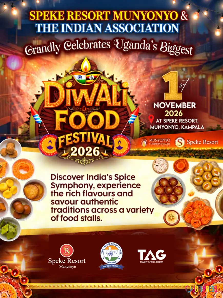 Lakeside Celebration: Speke Resort Munyonyo and Indian Association of Uganda Set to Host the Diwali Food Festival 2026