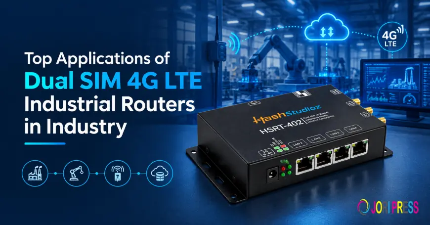 Top Applications of Dual SIM 4G LTE Industrial Routers in Industry