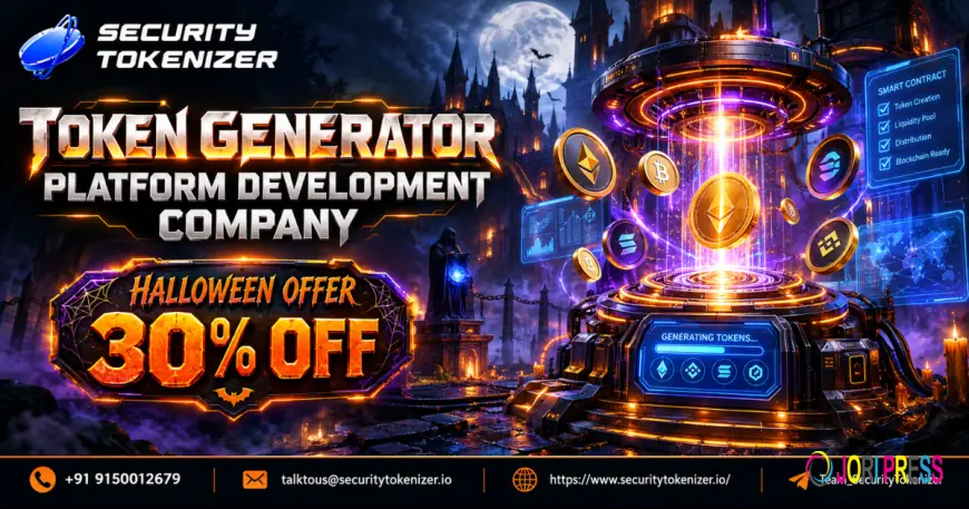 Why Are Businesses Choosing Token Generator Platform Development to Simplify Token Creation and Expand Blockchain Opportunities? – Halloween 30% OFF ?