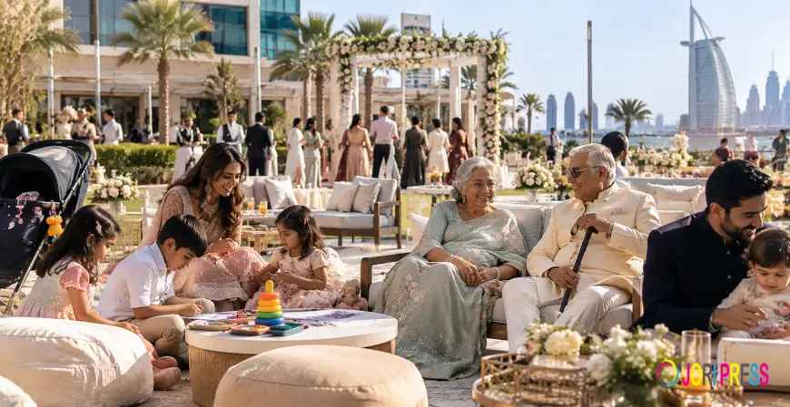 How to Make Dubai Weddings Comfortable for Children and Elderly Guests