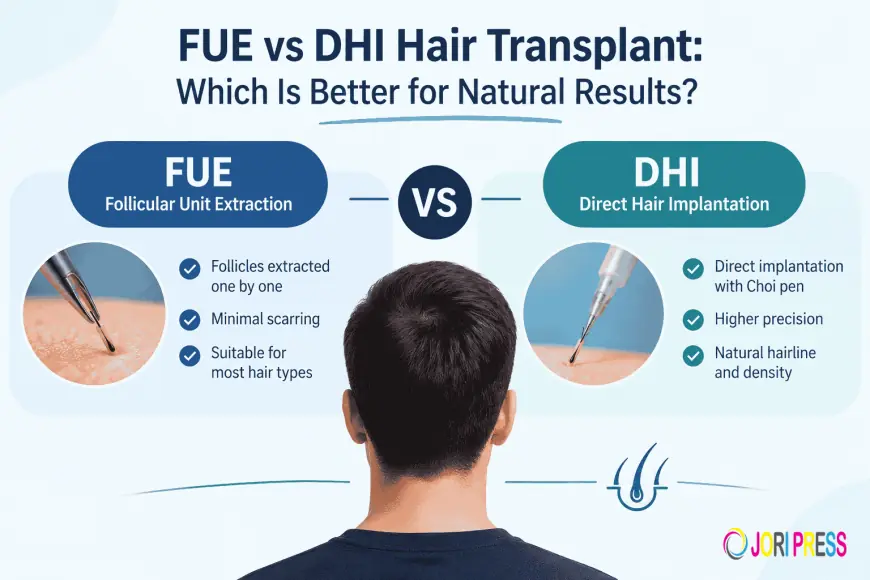 FUE vs DHI Hair Transplant: Which Is Better for Natural Results?