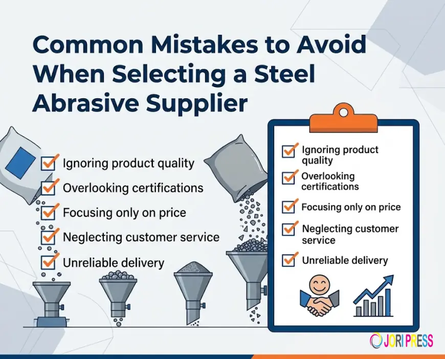 Common Mistakes to Avoid When Selecting a Steel Abrasive Supplier