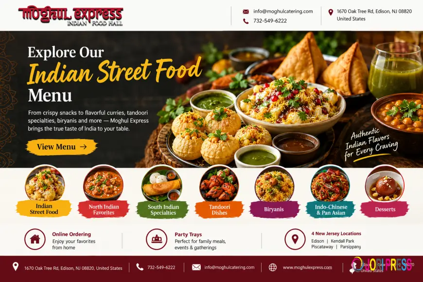 Taste Delicious Indian Chaat and Snacks at Moghul Express