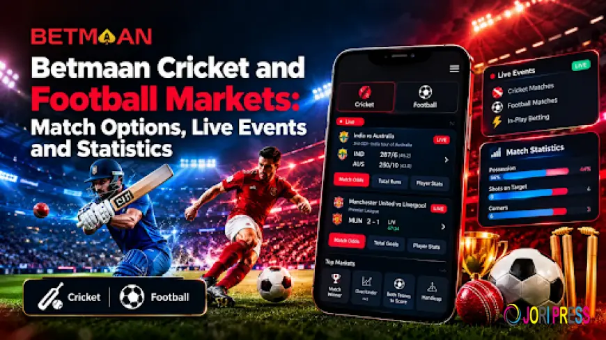 Betmaan Cricket and Football Markets: Match Options, Live Events and Statistics